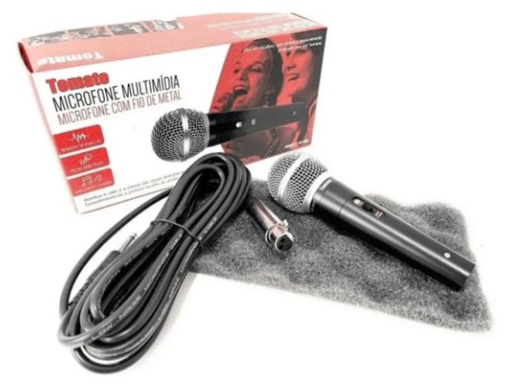 Microfone Profissional Dinâmico Metal C/ Fio 5m Mt-1012 - Tomate Menor preço em Microfone Profissional Dinâmico Metal C/ Fio 5m Mt-1012 - Tomate