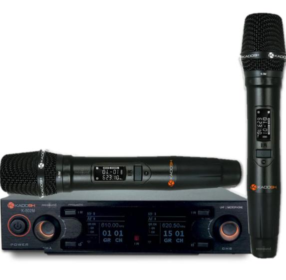 Imagem de Microfone Profissional Sem Fio Kadosh K 502M