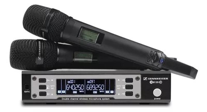 Microfone Profissional Sem Fio Sennheiser Ew 135g4 Duplo Cor Preto Menor preço em Microfone Profissional Sem Fio Sennheiser Ew 135g4 Duplo Cor Preto
