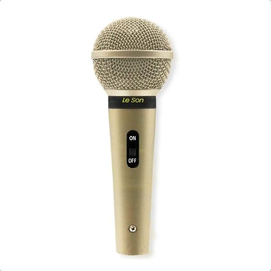 Imagem de Microfone Profissional Sm58 P4* Champanhe Acompanha Cabo De 5 Metros