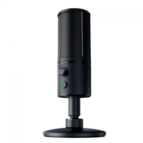 Imagem de Microfone Razer Seiren X - Pedestal Ajustável - USB - Controles Integrados - RZ19-02290100-R3U1