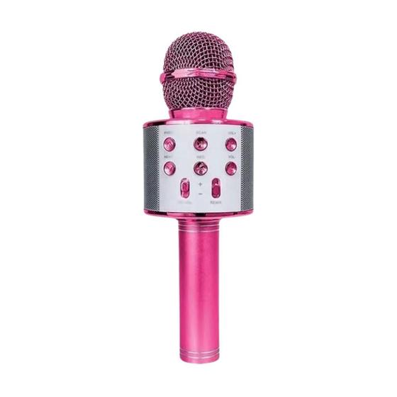 Imagem de Microfone Recarregável Sem Fio Youtuber Karaoke Cores