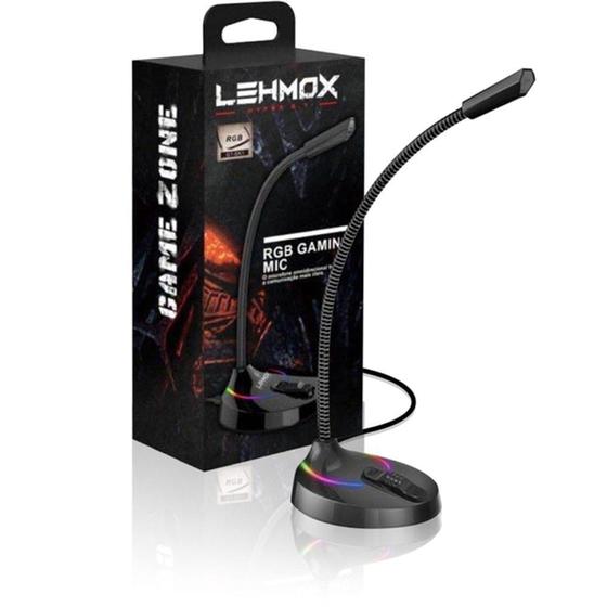 Imagem de Microfone RGB Gaming MIC - GT-GK1 - Lehmox