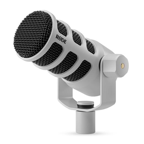 Imagem de Microfone Rode PodMic USB Dinâmico para Broadcast (Branco)