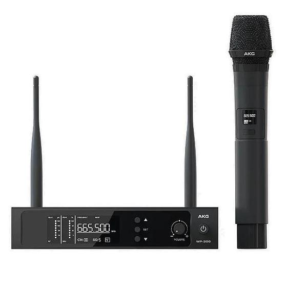 Imagem de Microfone Sem Fio AKG WP300 de Mão UHF 01 Bastão 