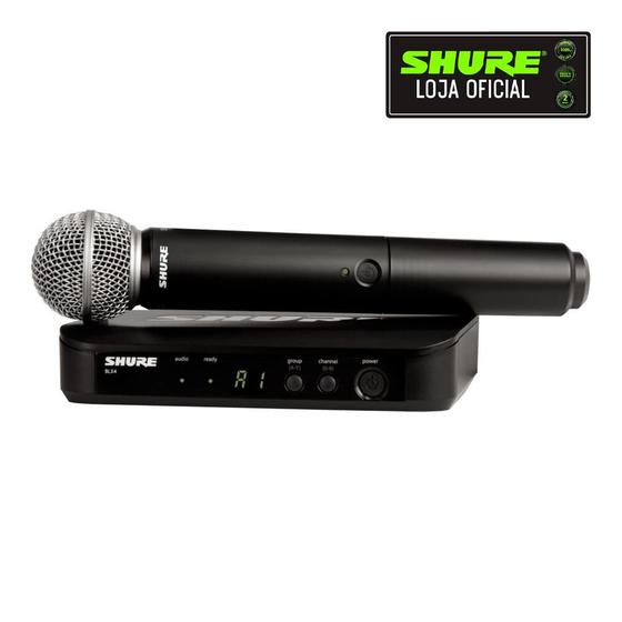 Imagem de Microfone sem Fio Bastão BLX24BR/SM58-J10 - Shure