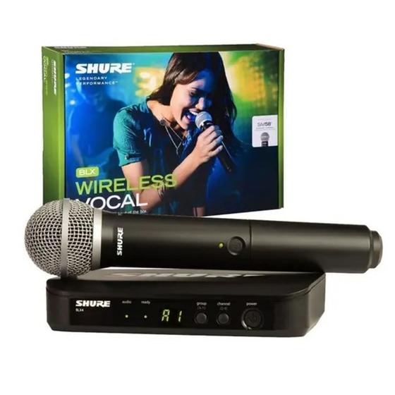 Imagem de Microfone Sem Fio Bastão shure BLX24BR/PG58