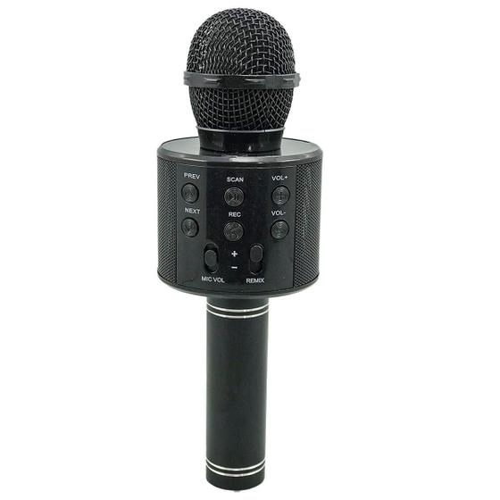 Microfone Sem Fio Bluetooth Karaoke - Ws858 - Wster Imagem de Microfone Sem Fio Bluetooth Karaoke - Ws858
