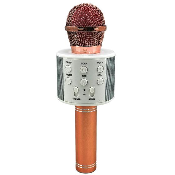 Microfone Sem Fio Bluetooth Karaoke - Ws858 - Wster Imagem de Microfone Sem Fio Bluetooth Karaoke - Ws858
