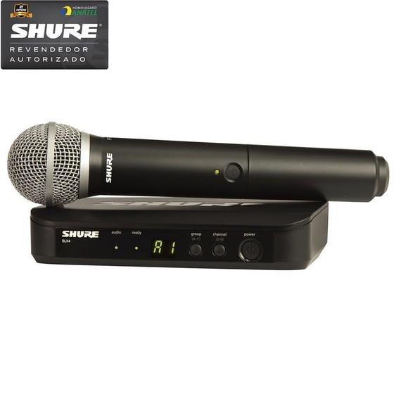 Microfone Sem Fio De Mão BLX24/PG58 M15 - Shure Menor preço em Microfone Sem Fio De Mão BLX24/PG58 M15 - Shure