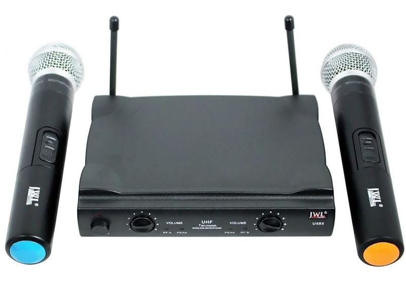 Imagem de Microfone Sem Fio Duplo Jwl U-585 Uhf