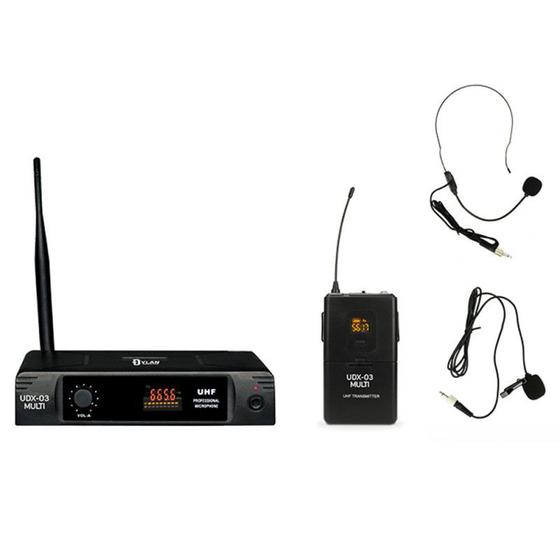 Imagem de Microfone sem Fio Dylan UDX-03 Multi Headset