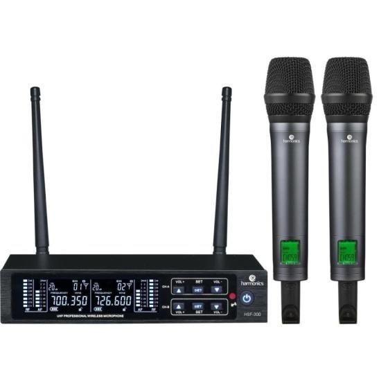 Imagem de Microfone Sem Fio Harmonics HSF-300 Duplo F003