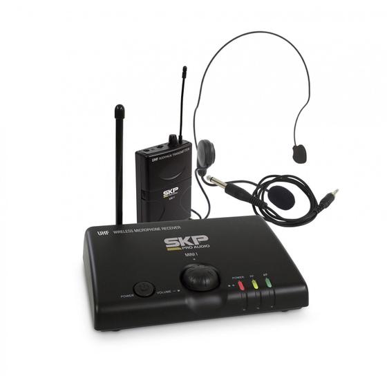 Microfone Sem Fio Headset de Cabeça UHF Mini V SKP Menor preço em Microfone Sem Fio Headset de Cabeça UHF Mini V SKP
