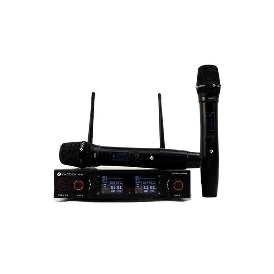 Imagem de Microfone Sem fio K502M UHF Mão Duplo Kadosh
