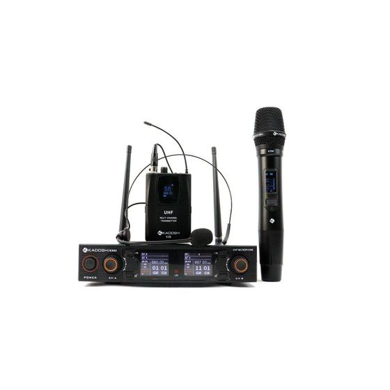 Imagem de Microfone Sem fio Kadosh de Mão e Headset K502C