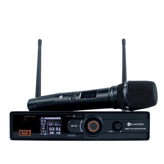 Imagem de Microfone Sem Fio Kadosh K501M de Mão Simples UHF