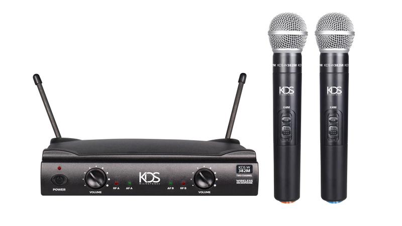 Imagem de Microfone Sem fio KDS-W382M UHF Mão Duplo Kadosh
