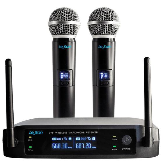 Imagem de Microfone Sem Fio Ls902 Plus Digital Leson Homologação: 139892215089