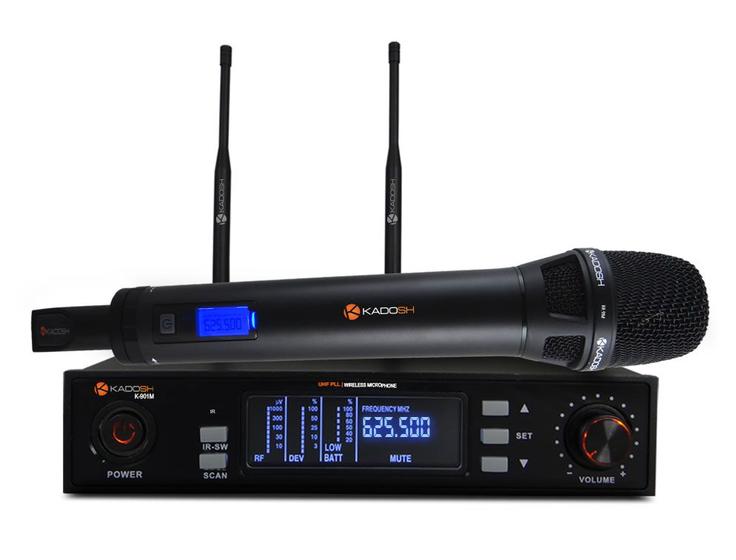 Imagem de Microfone sem fio Mão UHF Digital Sistema IR K901M Kadosh Homologação: 37062009020