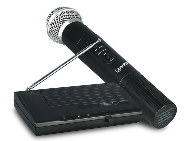 Imagem de Microfone Sem Fio Quanta Qtmic102 - VHF