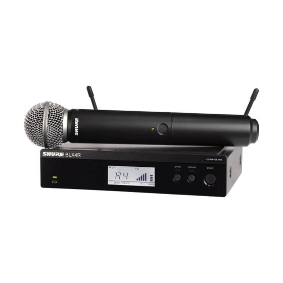 Imagem de Microfone sem fio shure blx24br/sm58-m15