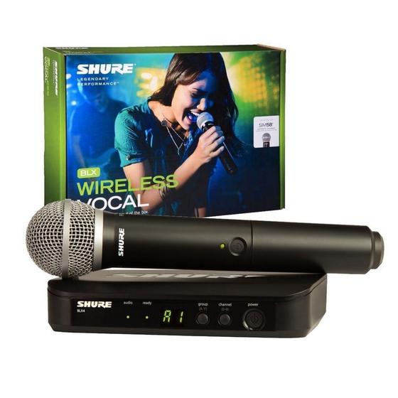 Microfone Sem Fio Shure Blx24sm58 C/NF+Garantia Menor preço em Microfone Sem Fio Shure Blx24sm58 C/NF+Garantia