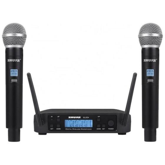 Microfone Sem Fio Shure Duplo Glxd4 Beta 58a novo Menor preço em Microfone Sem Fio Shure Duplo Glxd4 Beta 58a novo
