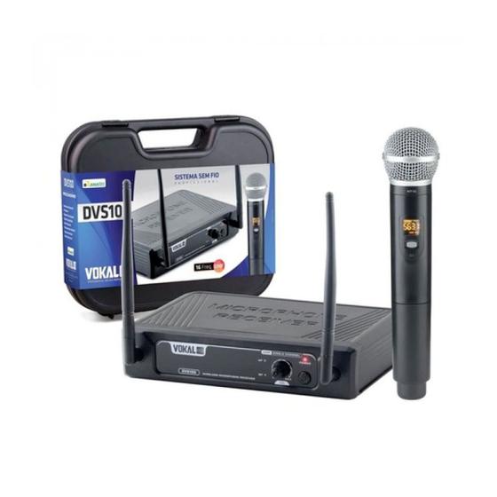 Imagem de Microfone sem fio vokal dvs-100sm single mão