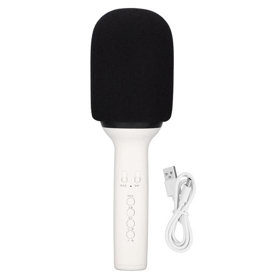 Imagem de Microfone Sem Fio Yoidesu Q9 Bluetooth 5.0 - Alto-Falante Portátil - Branco