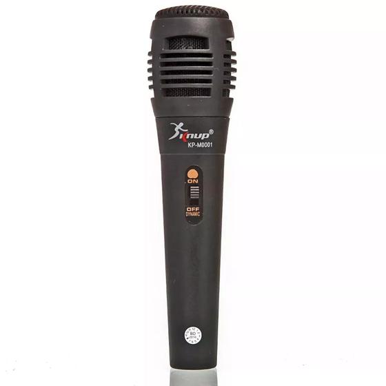 Imagem de Microfone Semi Profissional Com Fio P10 Karaokê Ótima Qualidade - Knup
