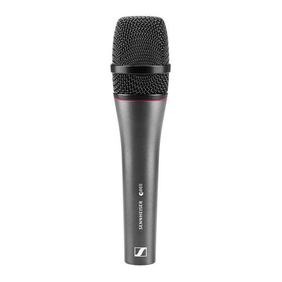 Imagem de Microfone Sennheiser E 865 Condensador De Mao Com Fio