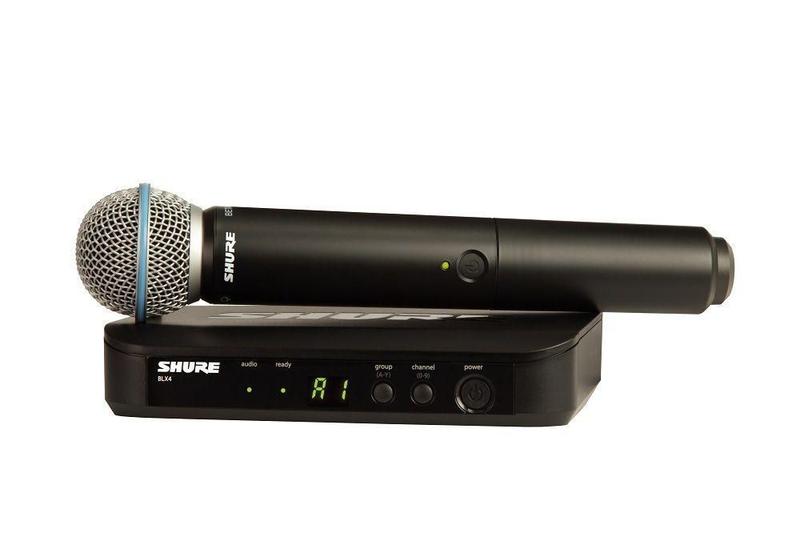 Imagem de Microfone Shure BLX24BR/B58-J10 Sem Fio BETA58 Para Vocais