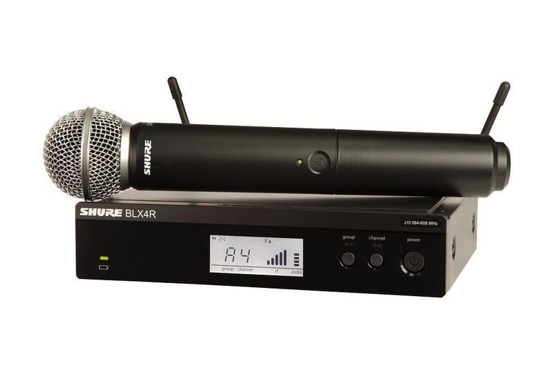 Imagem de Microfone Shure Blx24Rbr/Sm58-M15 S/Fio Sm58 Para Vocais