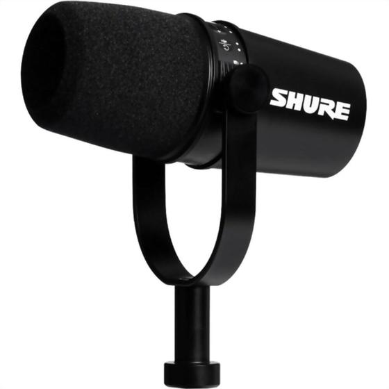 Microfone Shure MV7 Dynamic Cardioid Usb C/NF e Garantia Envio imediato Imagem de Microfone Shure MV7 Dynamic Cardioid Usb C/NF e Garantia Envio imediato