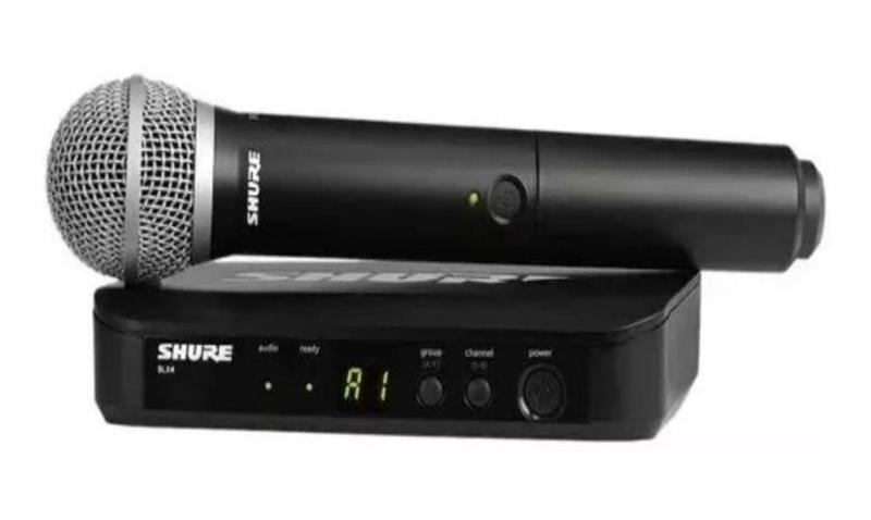 Imagem de Microfone Shure Sem Fio Blx 24br Pg58