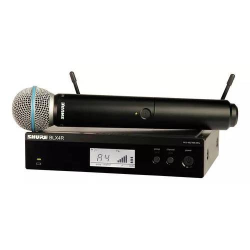 Imagem de Microfone shure sem fio blx24rbr/b58-m15 bastao beta 58
