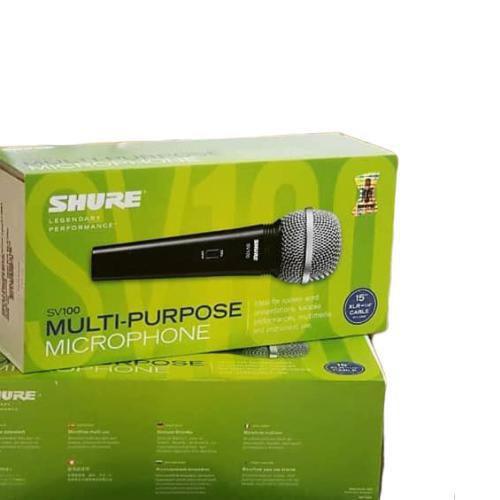 Microfone Shure Sv100 Profissional Vocal Com Fio Menor preço em Microfone Shure Sv100 Profissional Vocal Com Fio