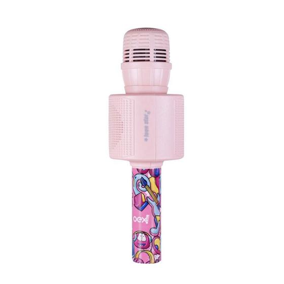 Imagem de Microfone Teen Bluetooth 5.0 Mk301 Rosa Recarregável