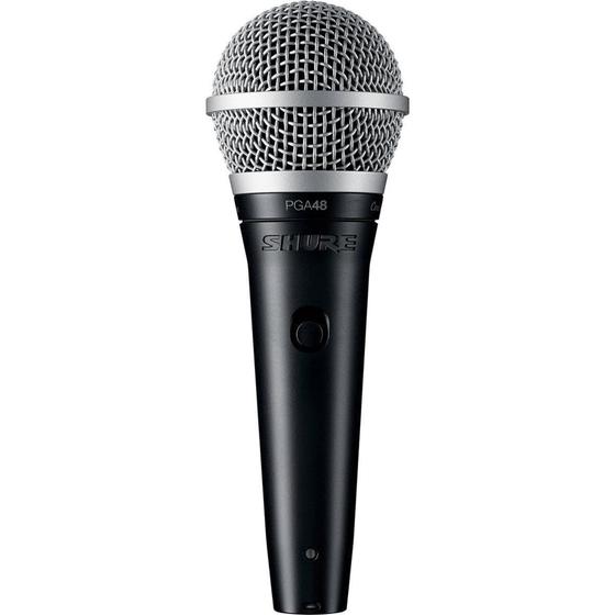 Imagem de Microfone Vocal Com Fio Preto PGA48-LC Shure