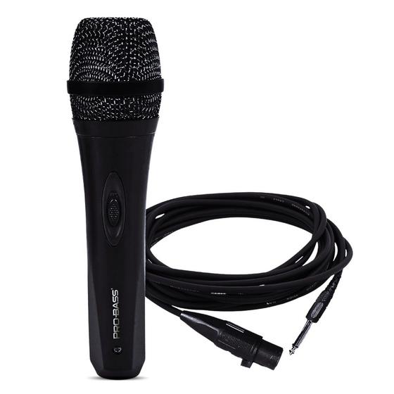 Imagem de Microfone Vocal De Mão Com Fio PROMIC500 Pro Bass