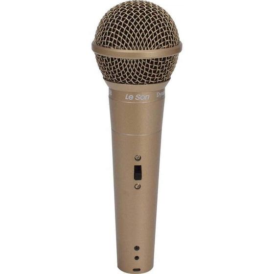 Imagem de Microfone Vocal Dinâmico LS-58 Champanhe - Leson