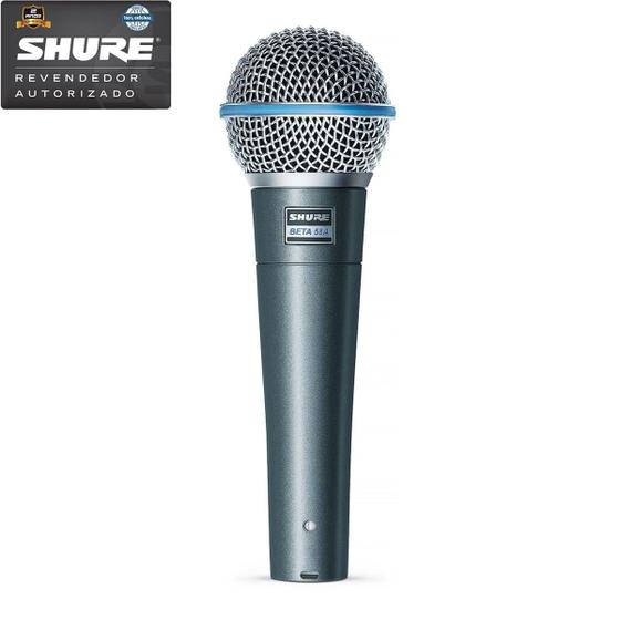 Imagem de Microfone Vocal Dinamico Supercardioide BETA-58A - Shure