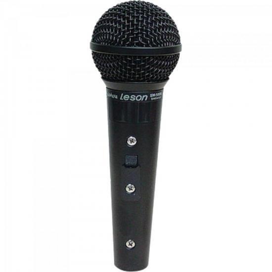 Imagem de Microfone Vocal Leson SM58 P4BK Profissional Preto Fosco F002