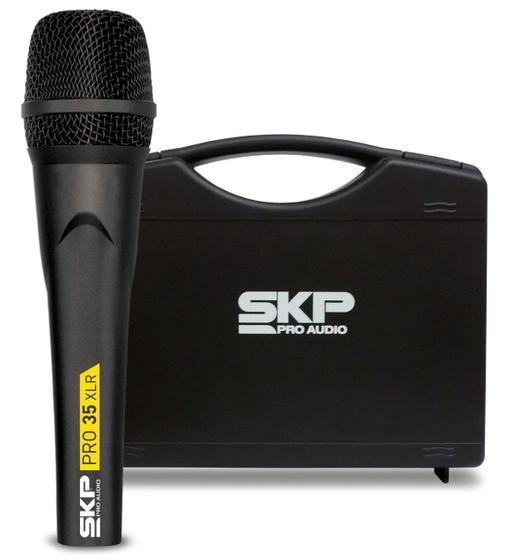 Imagem de Microfone Vocal Profissional Cápsula Alemã Pro35 Xlr SKP