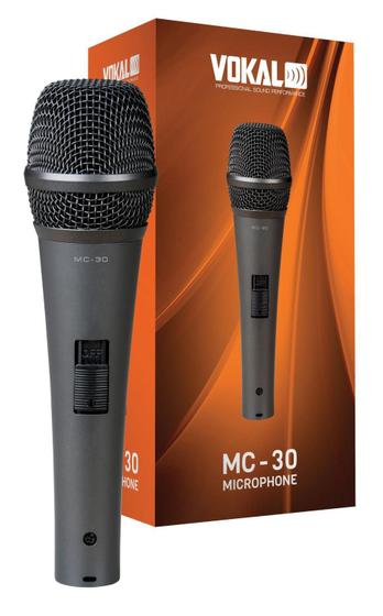 Imagem de Microfone Vokal Mc30 Com Fio Profissional MC-30