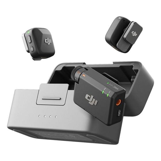 Imagem de Microfone Wireless DJI Mic Mini (2 TX + 1 RX + Charging Case)