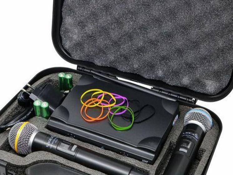 Imagem de Microfones Sem Fio Lyco UH08-MM Duplo com Display Digital
