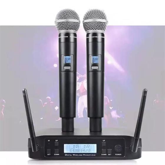 Microfones sem fio Shure glxd4 palco profissional portátil Menor preço em Microfones sem fio Shure glxd4 palco profissional portátil
