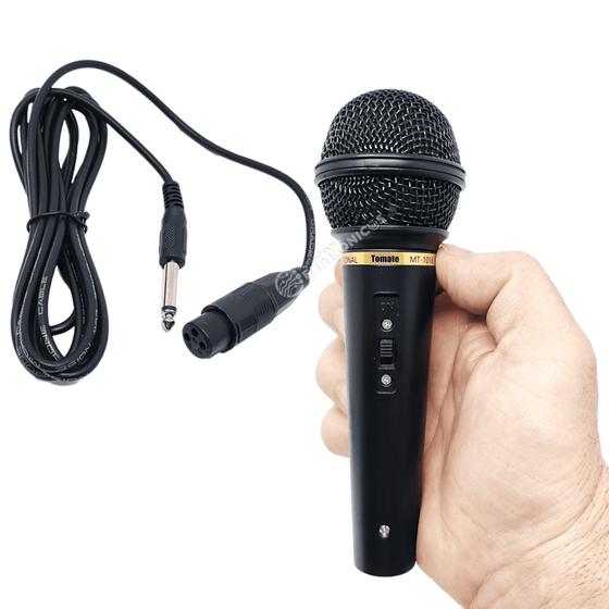 Imagem de Microfones Unidirecional Dinâmico Com Fio Profissional MT1018